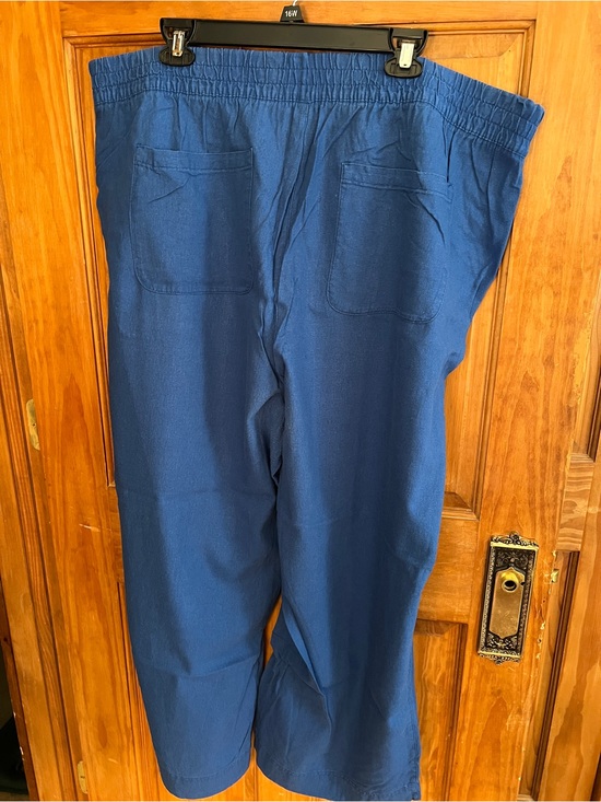 Old Navy Pants - Old Navy Blue Wide-Leg Elastic-Waist Women's Pants